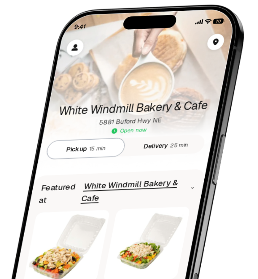White Windmill Bakery & Cafe app preview